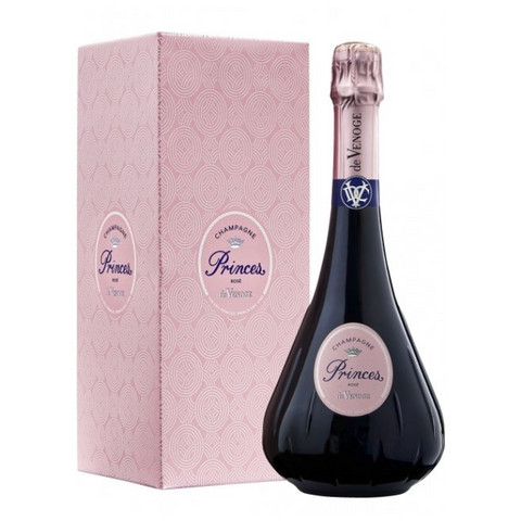 Champagne Rose de Venoge Princes avec Etui Brut 75 CL Nv
